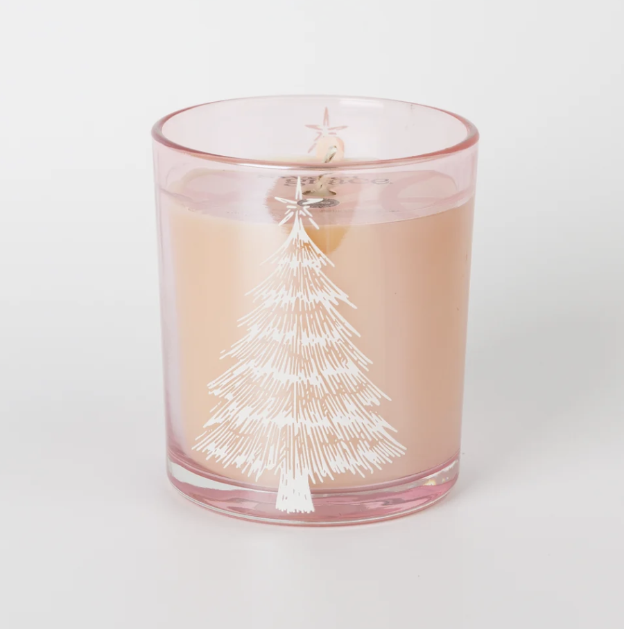 Sweet Grace Pink Tree Candle 9.5oz