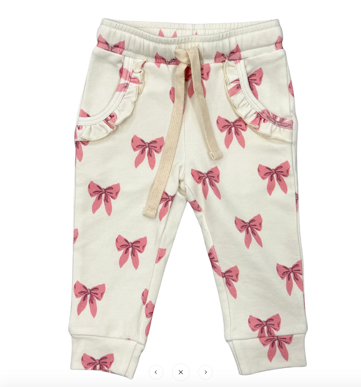 Girls Joggers Rose Elegance Bows