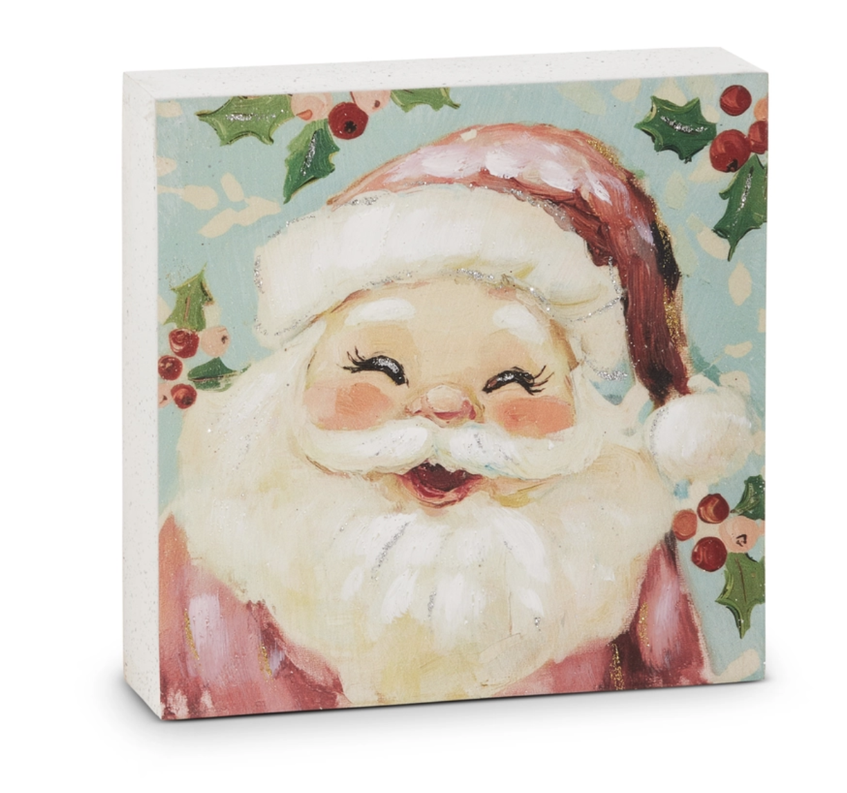 8" Jolly St. Nick Block