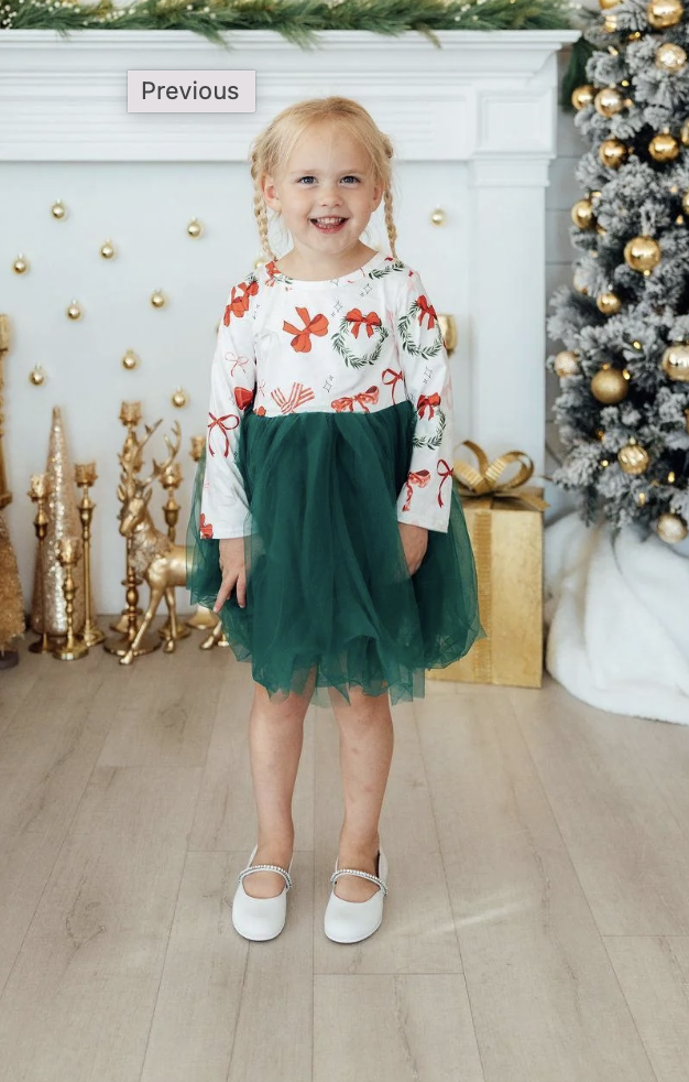 Christmas Cutie LS TuTu Dress