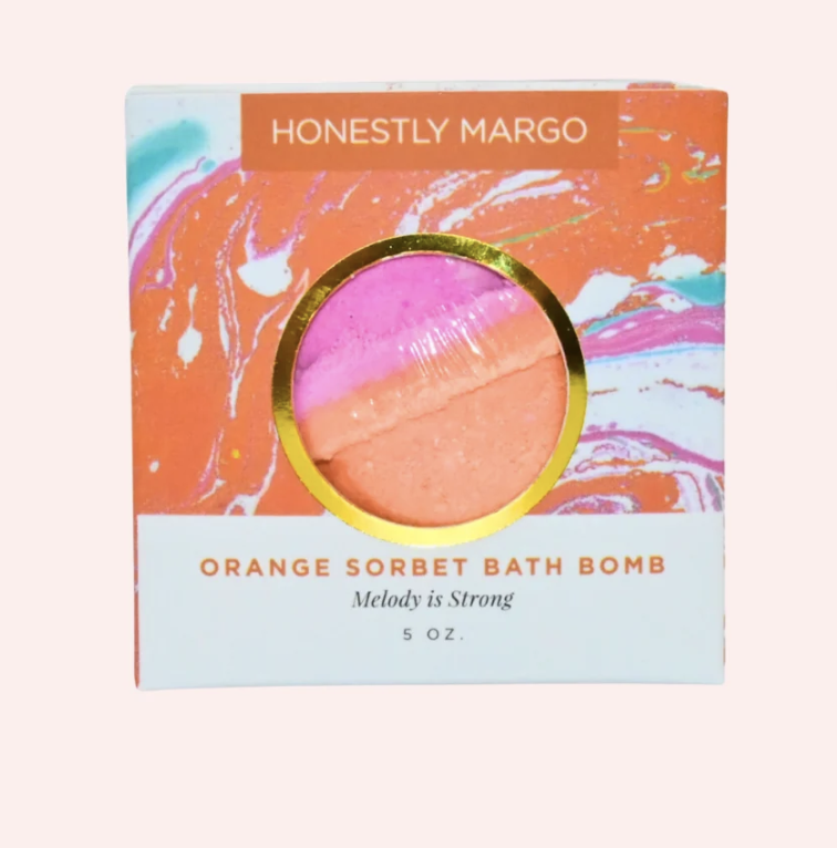 Orange Sorbet Bath Bomb Melody 5oz
