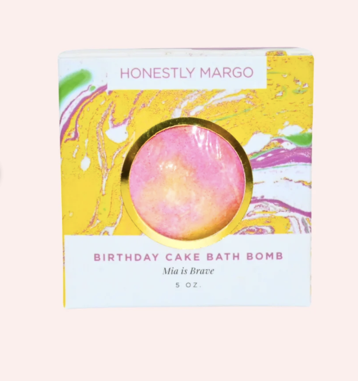 Birthday Cake Bath Bomb Mia 5oz