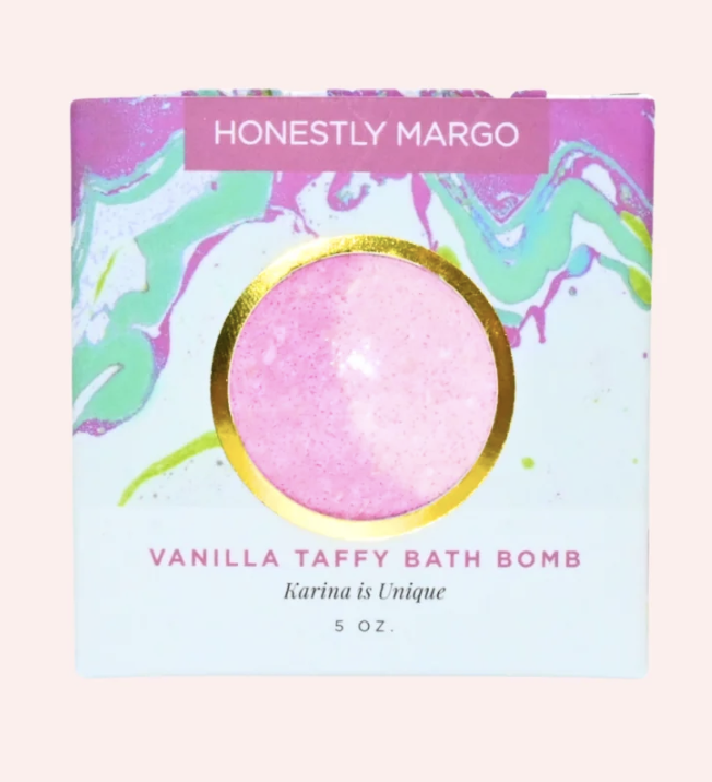 Vanilla Taffy Bath Bomb Karina 5oz