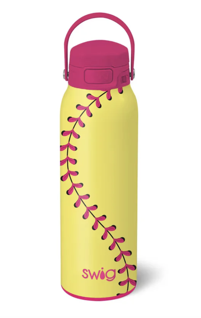 Softball Leakproof EZ Fill Bottle 18oz Swig