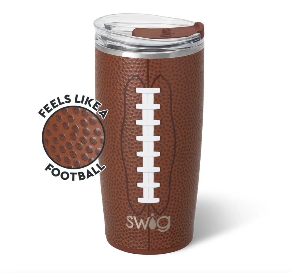 Football Tumbler 22oz