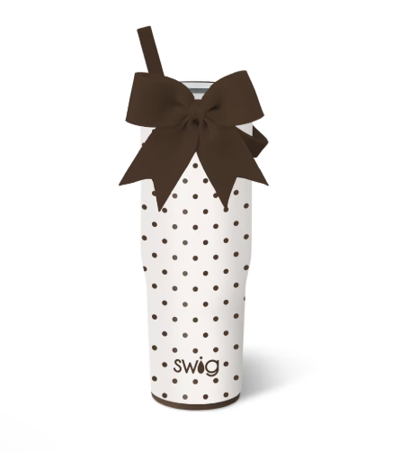 Mocha Dots Leakproof To Go Tumbler 30oz
