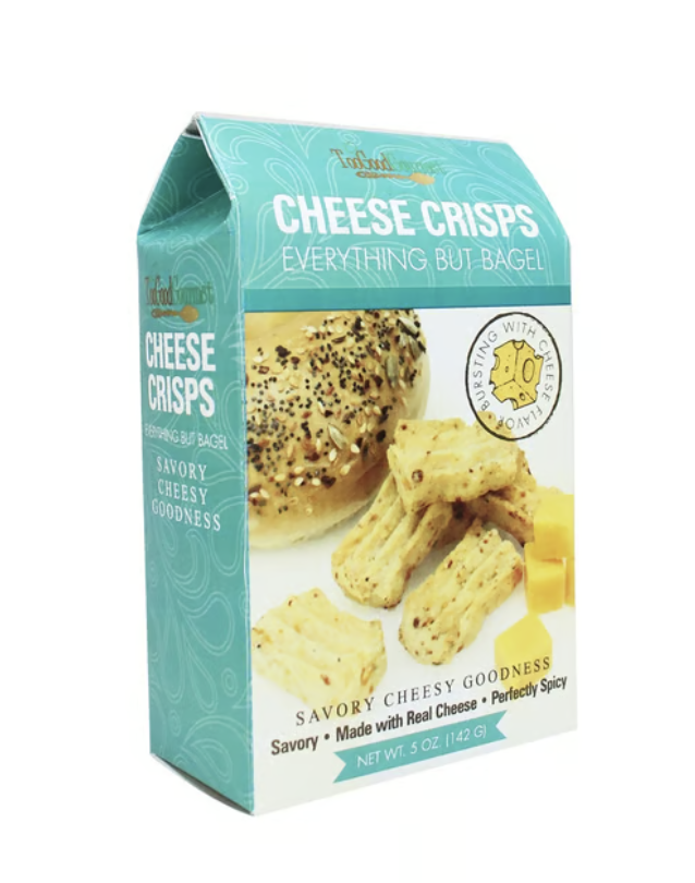Cheese Crisp Everything But Bagel Too Good Gourmet