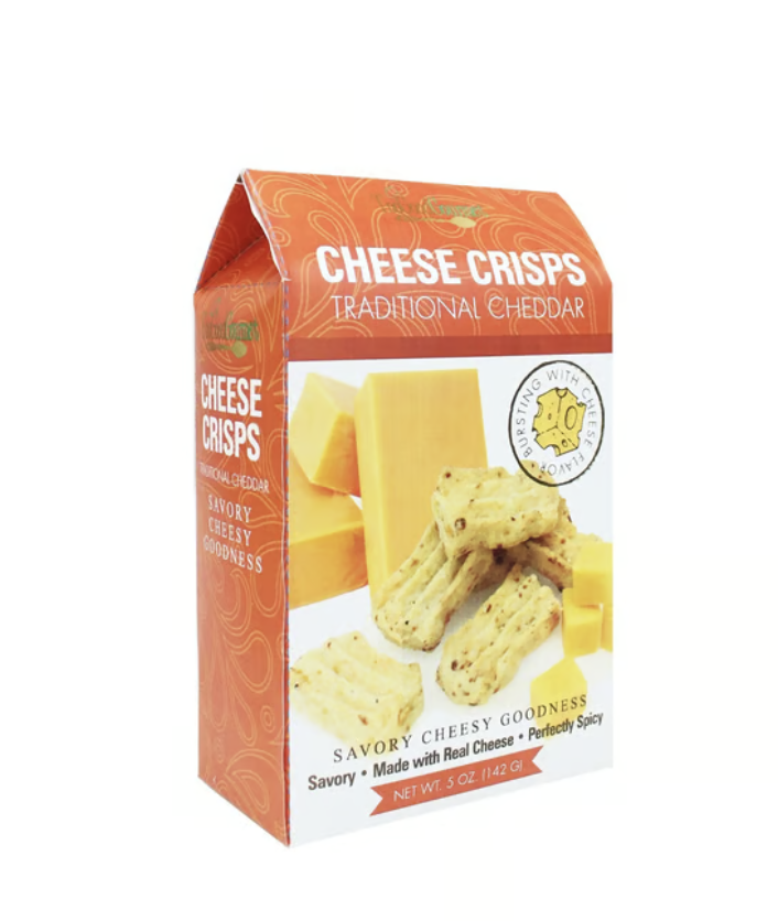 Cheese Crisp Traditional Cheddar Too Good Gourmet