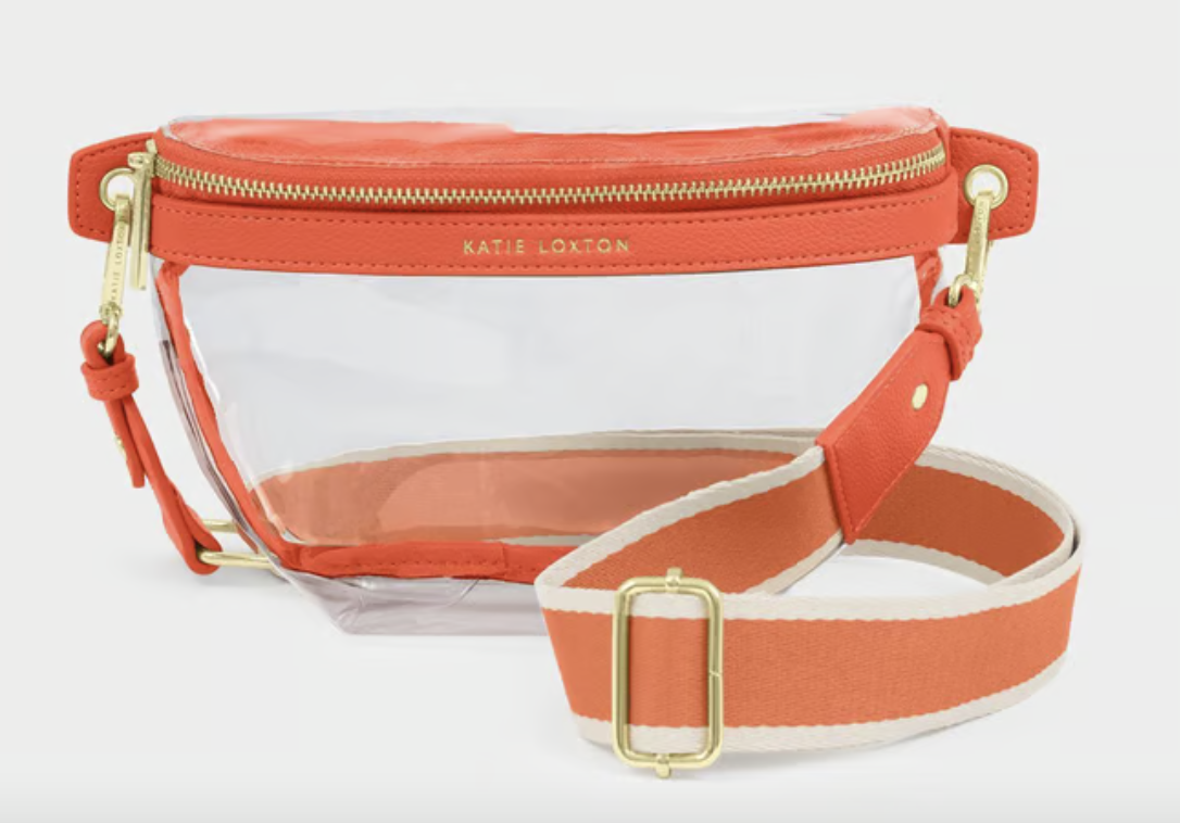 Stadium Belt Bag Orange/Clear