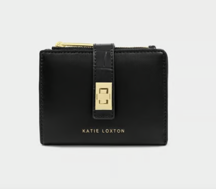 Orin Twist Lock Purse Black