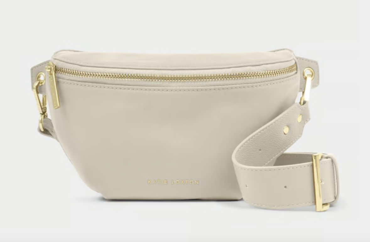 Nylon Luxe Belt Bag Chalk
