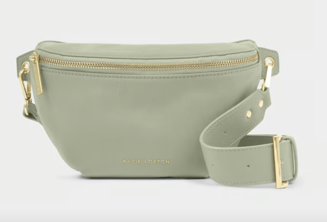 Nylon Luxe Belt Bag Matcha