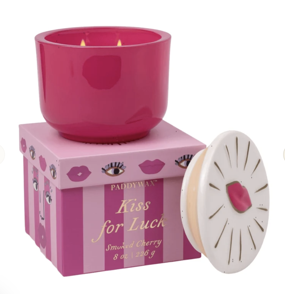 8oz Kiss For Luck Candle Smoked Cherry