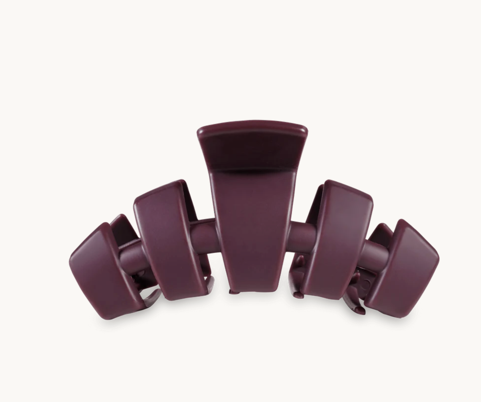 Teletie's Large Classic Hair Clip-Burgundy Bliss