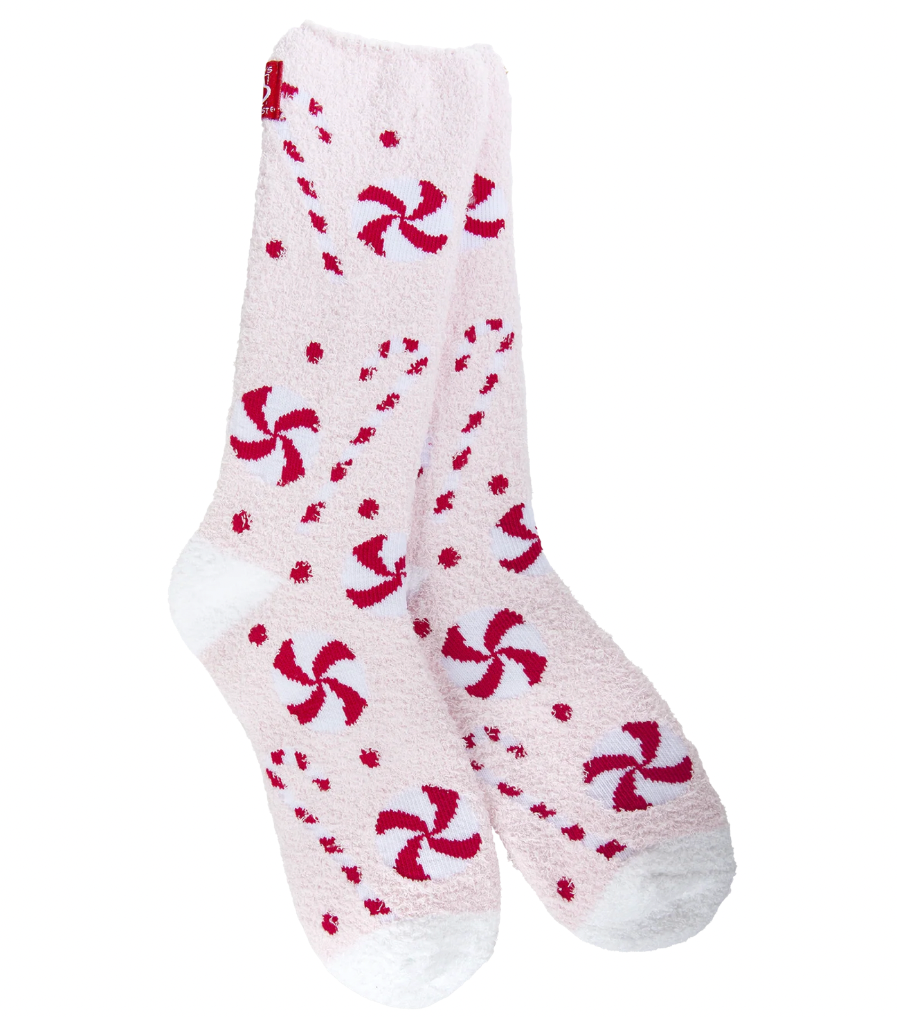 World's Softest Cozy Collection Socks-Peppermint Lane