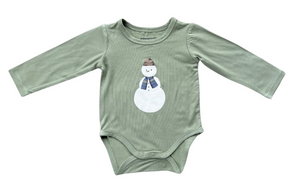 Bodysuit Long Sleeve Snowman