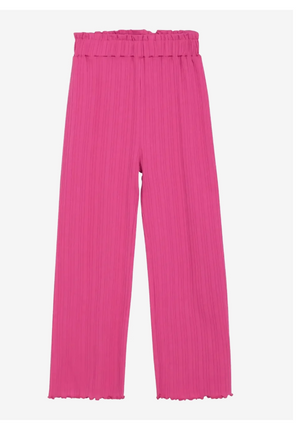 Toddler Hot Pink Ribbed Pants