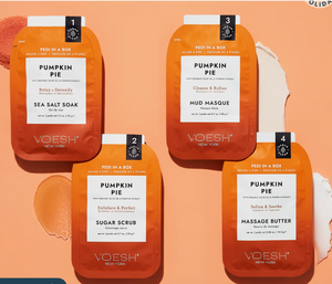 Voesh Pumpkin Pie Duo With Nail Stickers