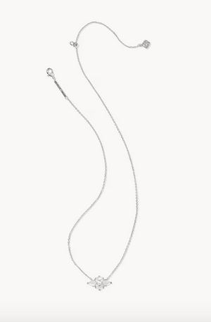 Abbie Crystal Pendant Nickel Rhod Neutral Mix