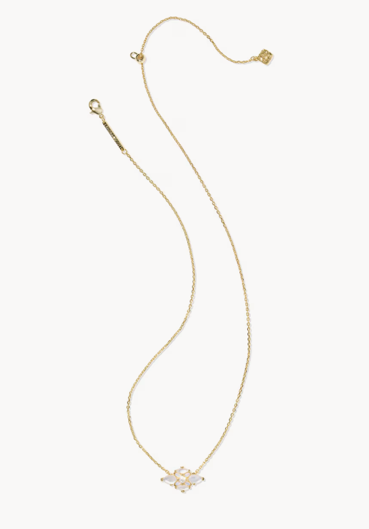 Abbie Crystal Pendant Nickel Gold Neutral Mix