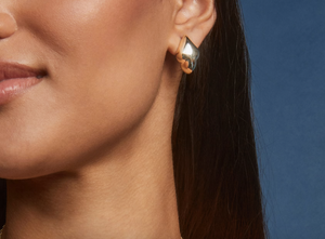 Adeline Metal Stud Ear Gold