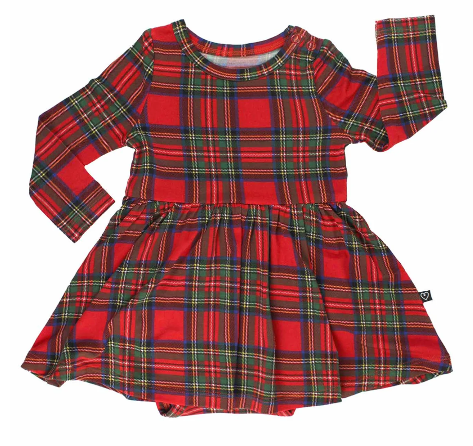 LEV baby Skirted Bodysuit December