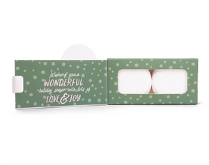 Candy Cane Christmas Shower Steamer Gift Set Wonderful Time