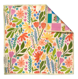 Tea Garden Reversible Washcloth