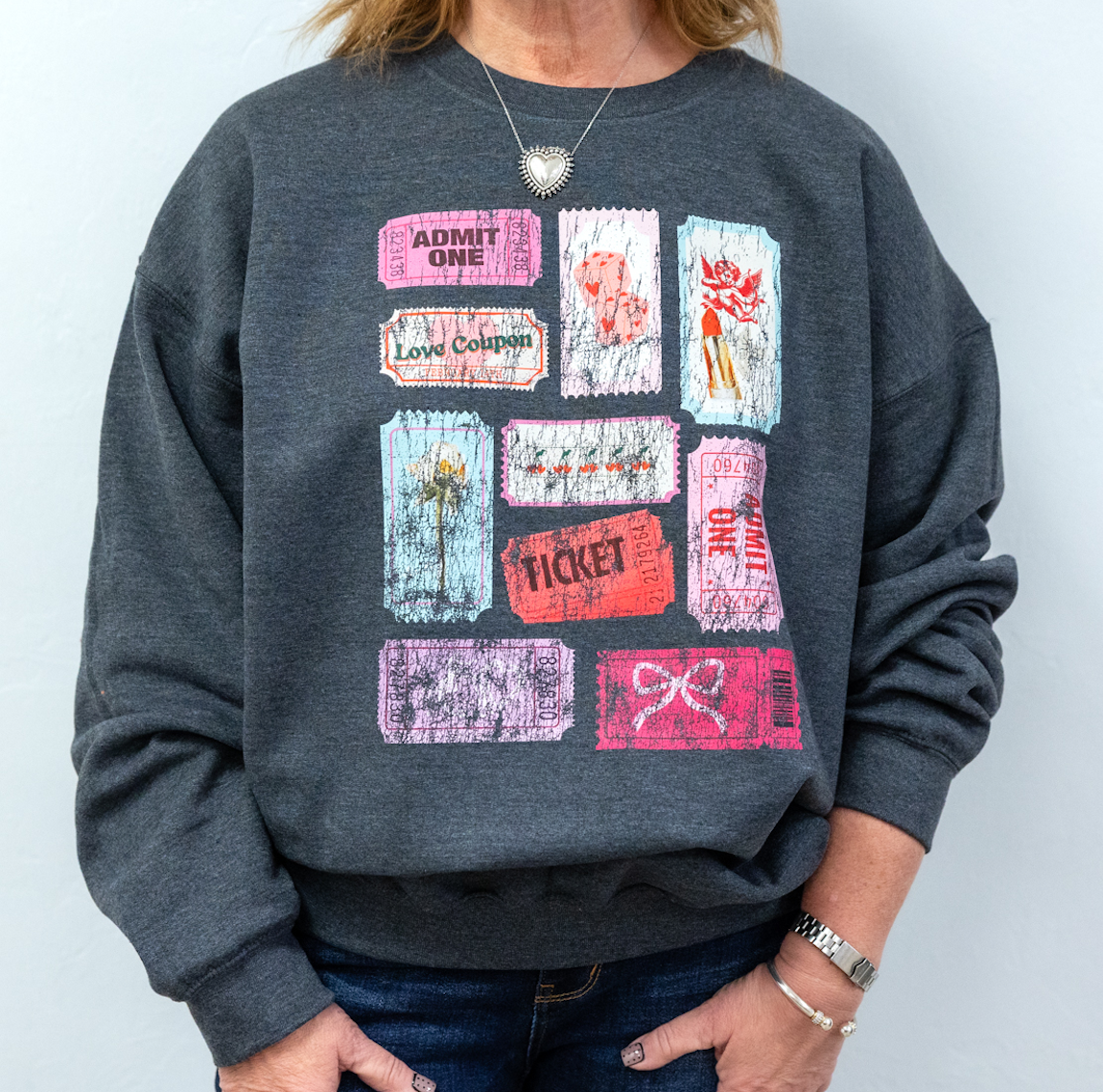 Valentine's Ticket Sweatshirt