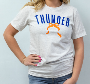 Adult Thunder Bow Graphic Tee Grey