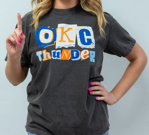 OKC Thunder Graphic Tee Pepper