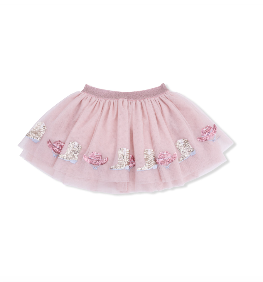 TuTu Skirt With Bike Shorts Yee Haw Cowgirl