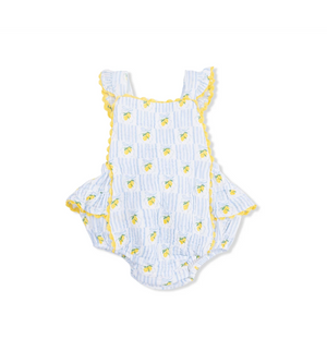 Ric Rac Ruffle Sunsuit Lovely Lemons