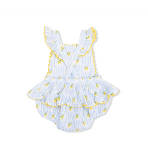 Ric Rac Ruffle Sunsuit Lovely Lemons