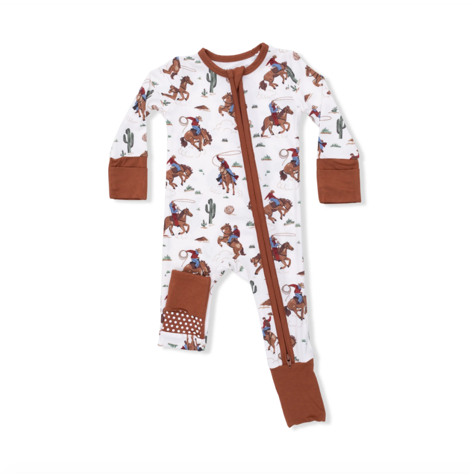 Convertible Romper Buckaroo Western