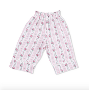 Peplum Tank And Smocked Waist Pants Winding Roses Stripe