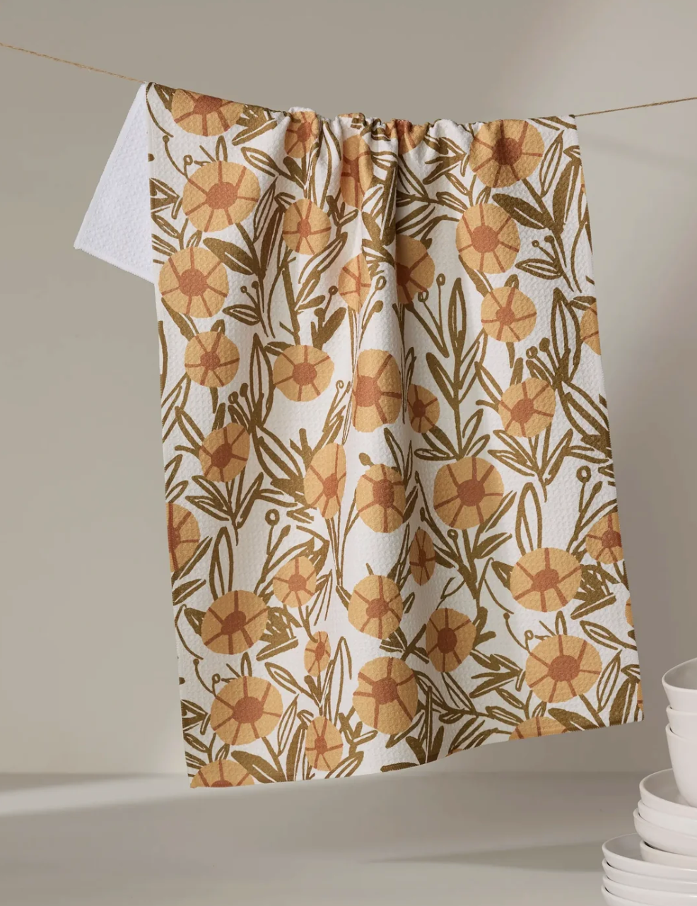 Sunflower Fields Kitchen Tea Towel