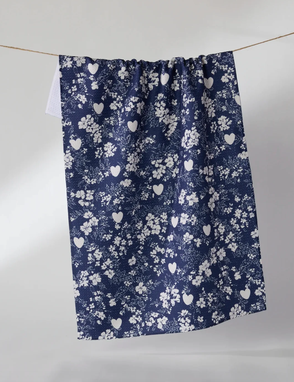 Midnight Posy Kitchen Tea Towel