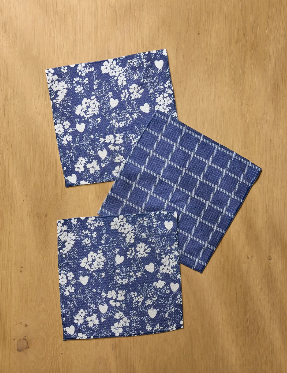 Posy Plaid Dishcloth
