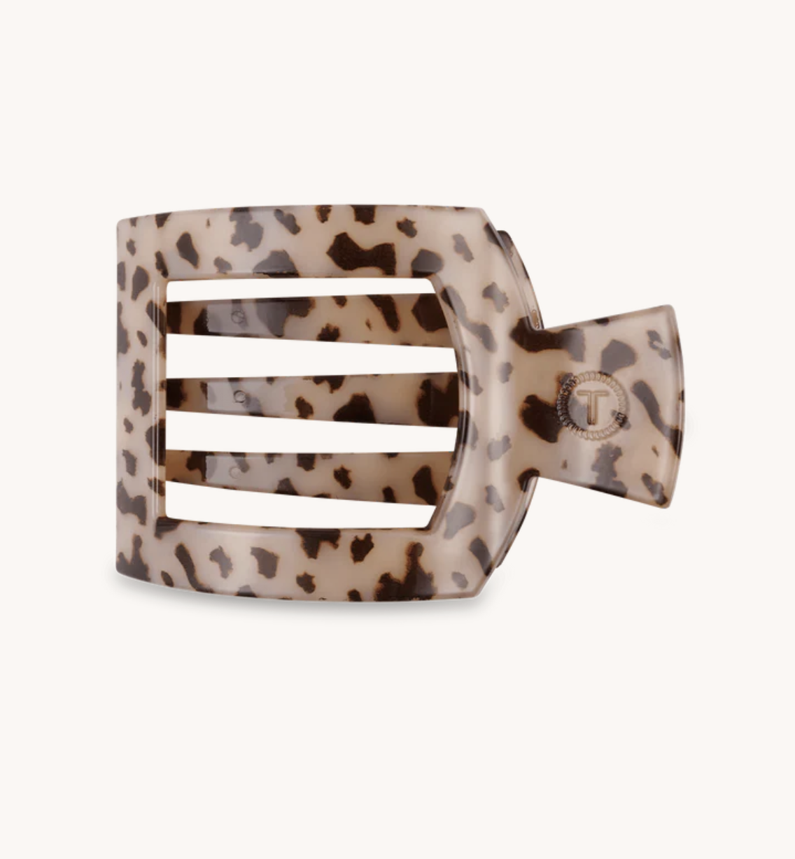 Blonde Tortoise Medium Flat Square Hair Clip