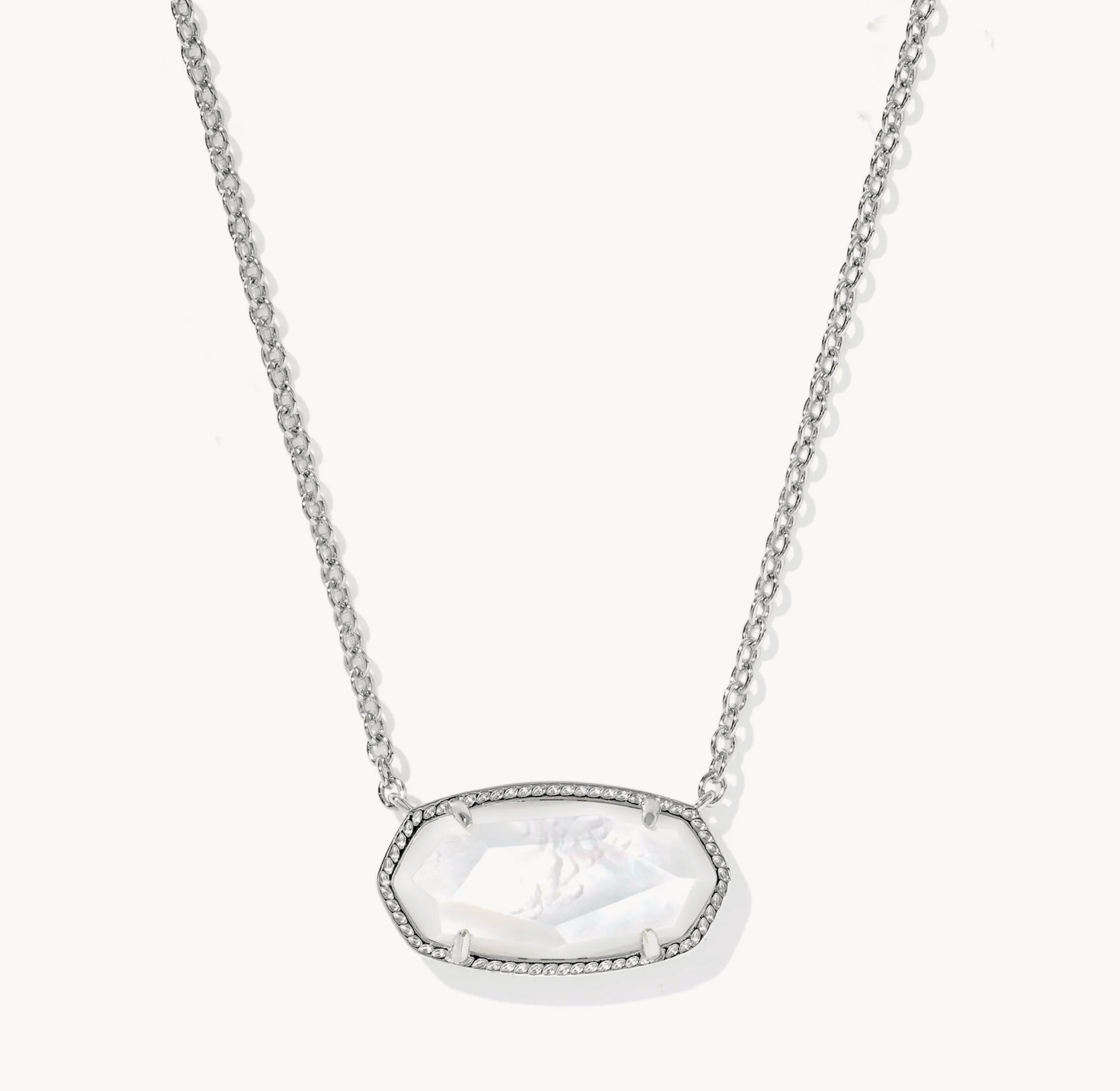 Elisa Statement Pendant Rhod Ivory MOP