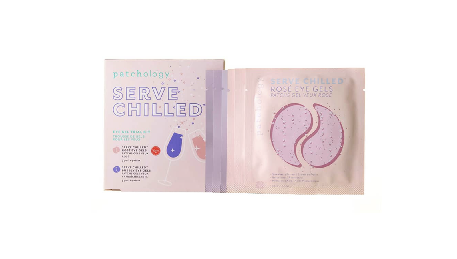 Serve Chilled Rose Eye Gels