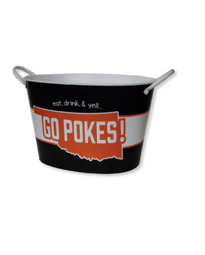 Oklahoma State Metal Wine Bucket