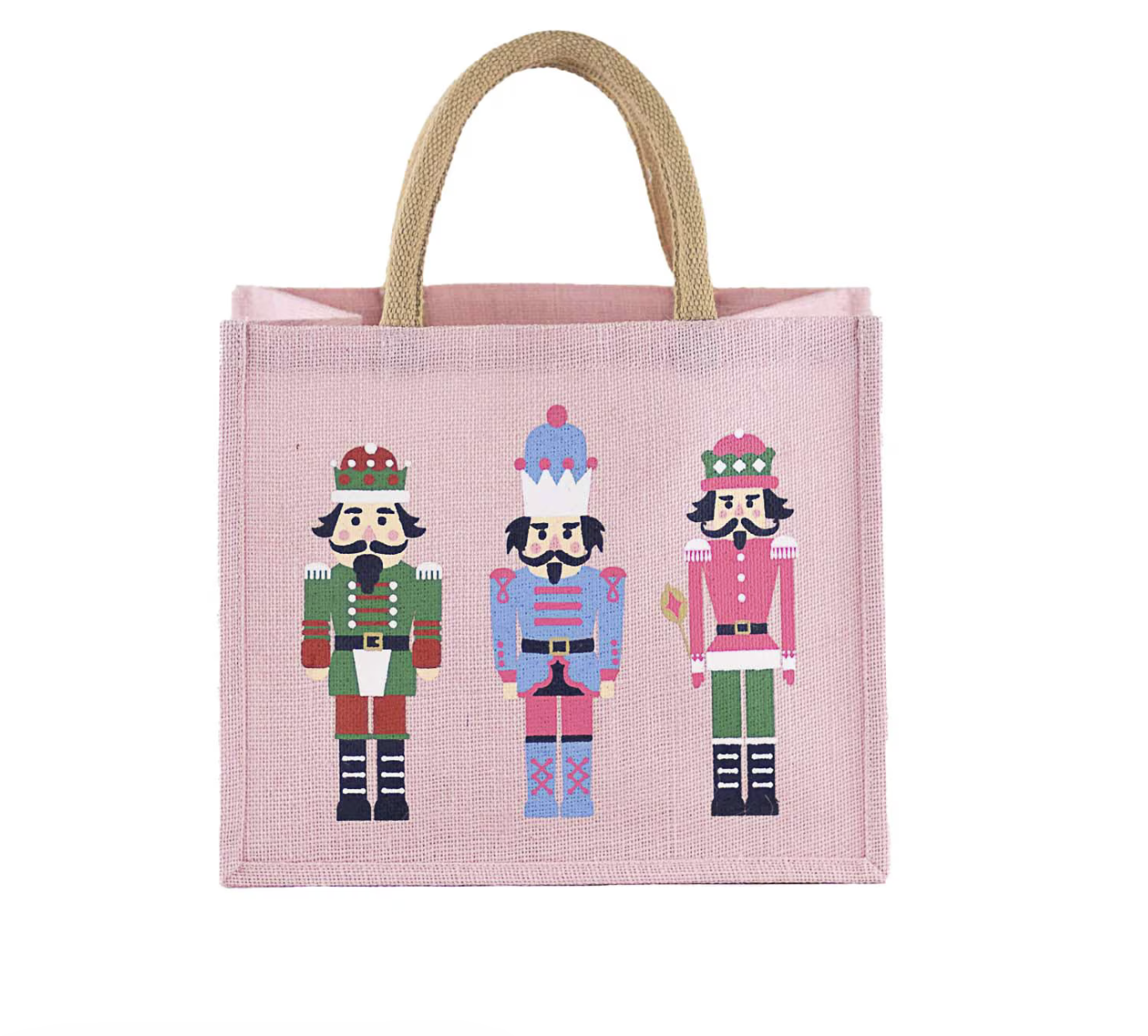 Nutcracker March Gift Tote Light Pink/Multi