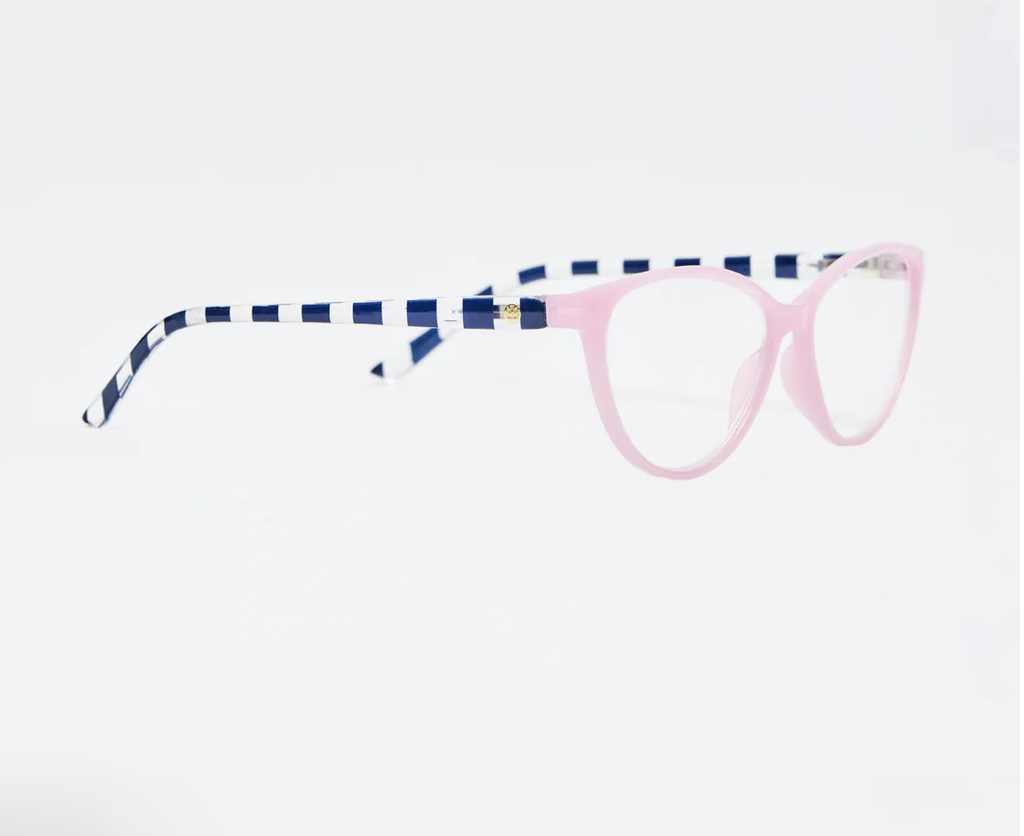 Heather Orchid Stripe Readers