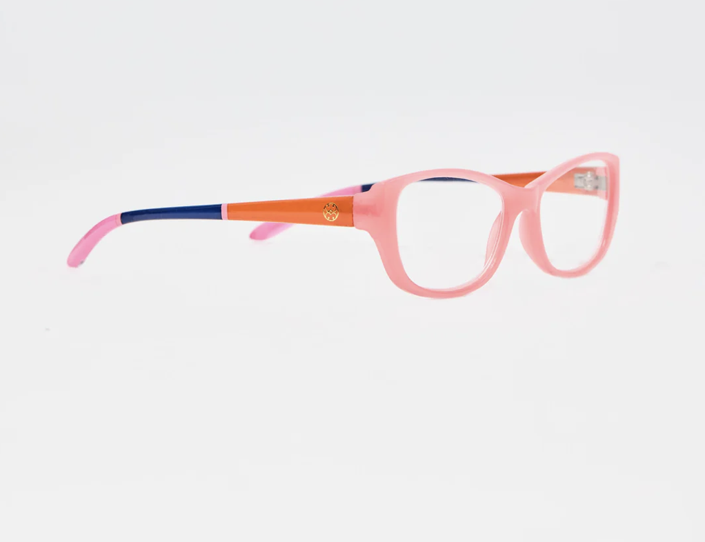 Heather Pink Colorblock Readers