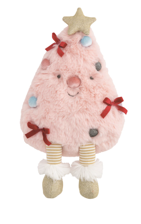 Pink Tree Holiday Plush Pal
