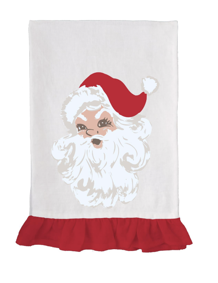 Santa Tea Towel