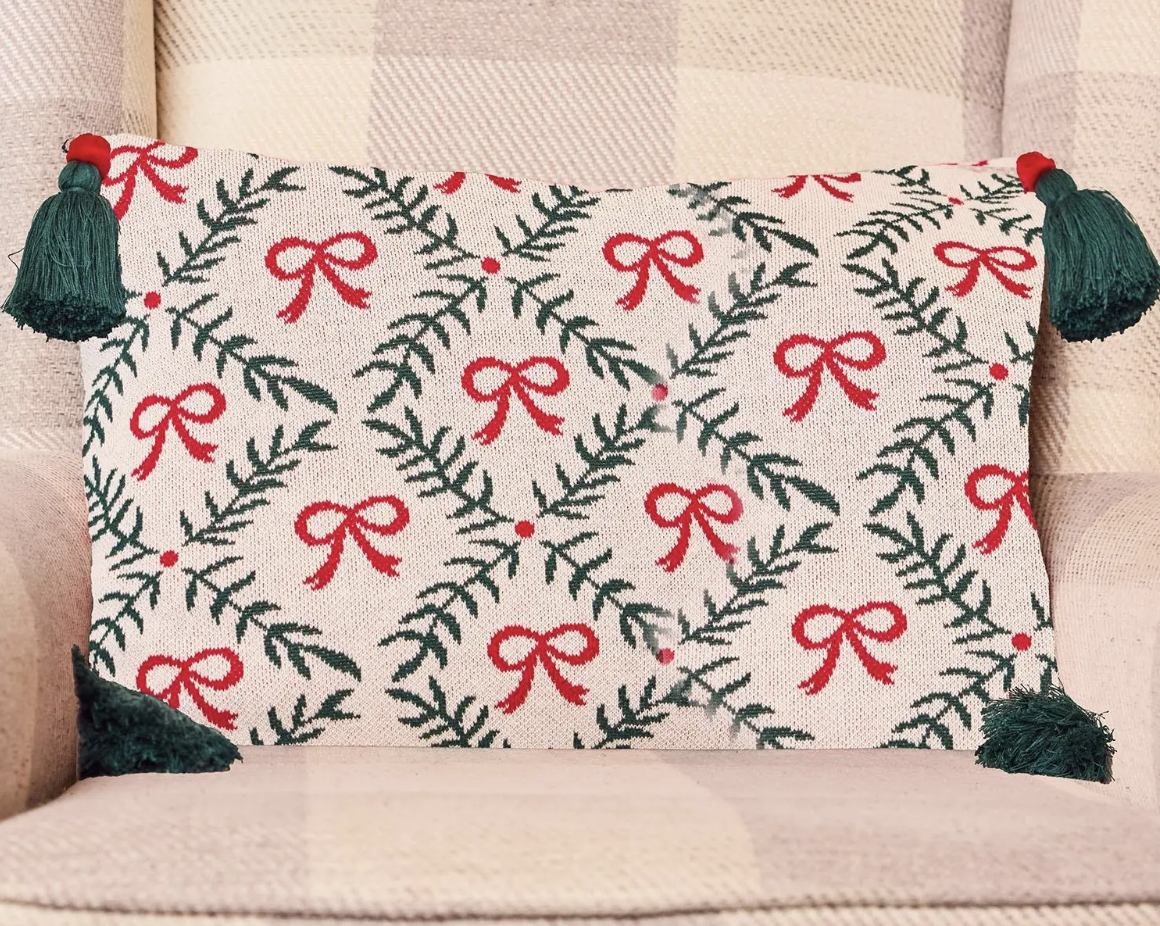 Lumbar Pillow Holiday Trellis