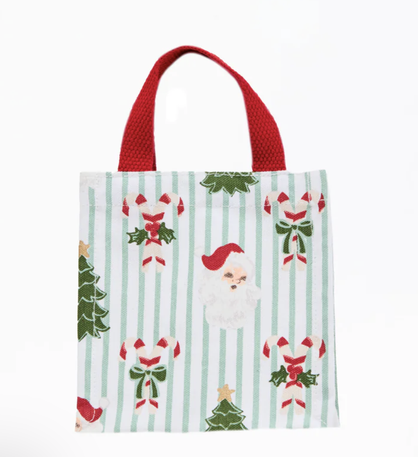 Peppermint Pine Petite Carry Tote
